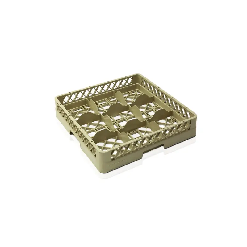 Panier à verres SARO 9 places 500 x 500 x 100 - 508-1010