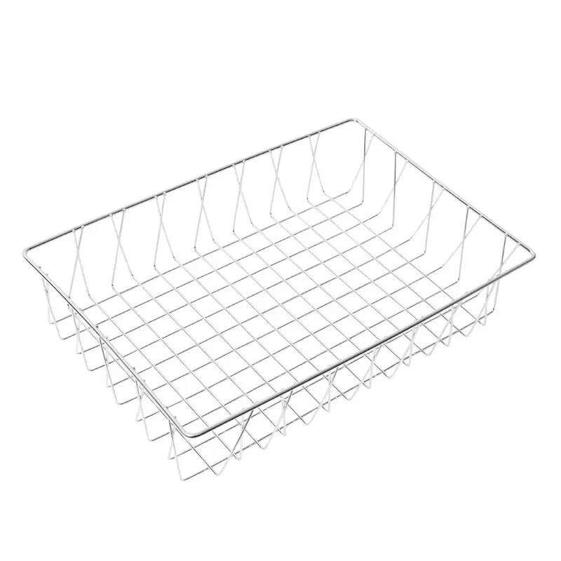 Panier de présentation inox Olympia 450 x 300 x 100mm
