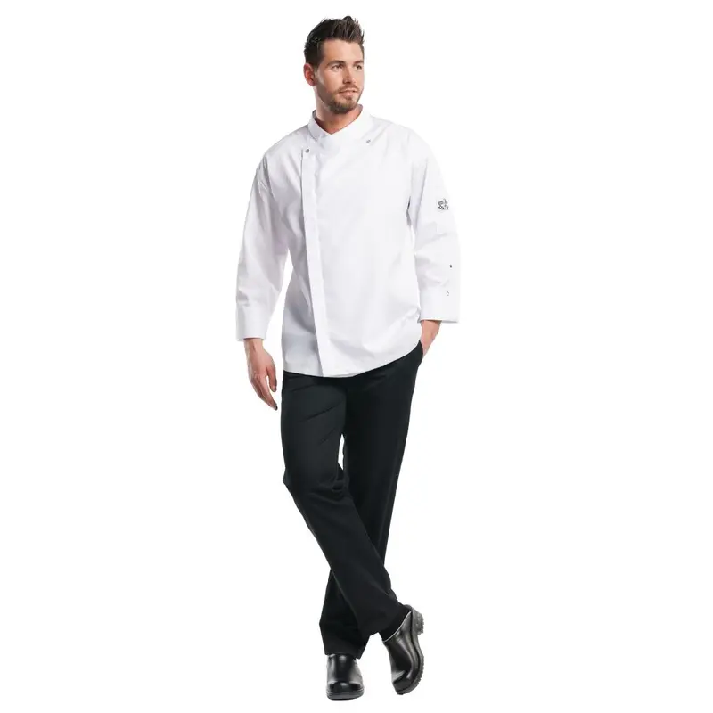 Pantalon de cuisine mixte Chaud Devant Nero noir 36