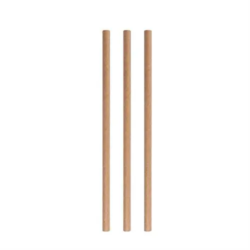 Paper straws eco beige 8*230 mm