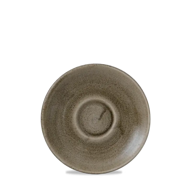 Patina Antique Taupe Cappuccino Saucer 15.6cm 12/box