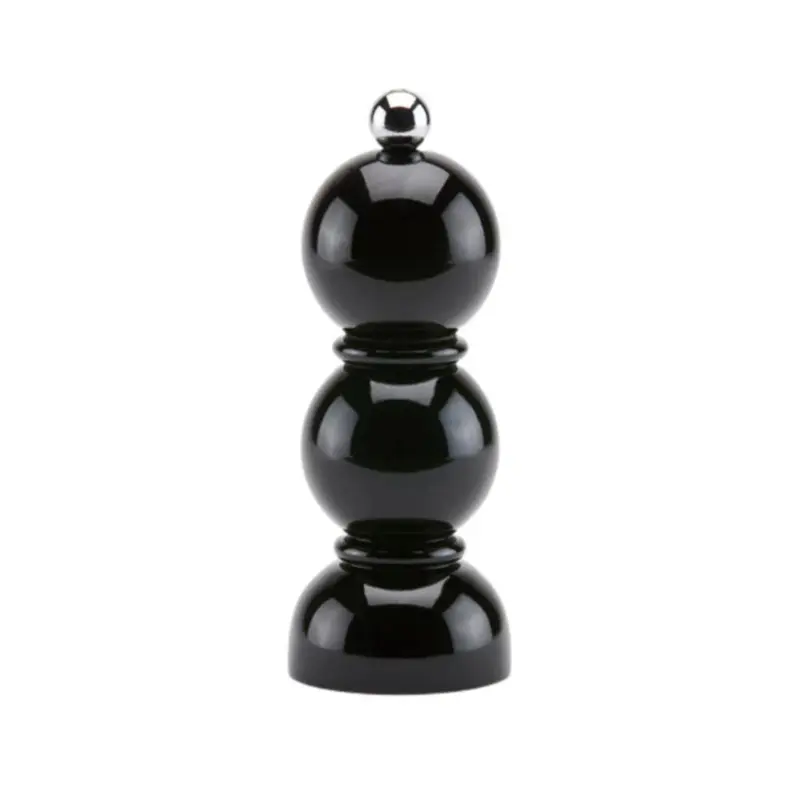 Peper- en zoutmolen Mini Bobbin Black 14cm