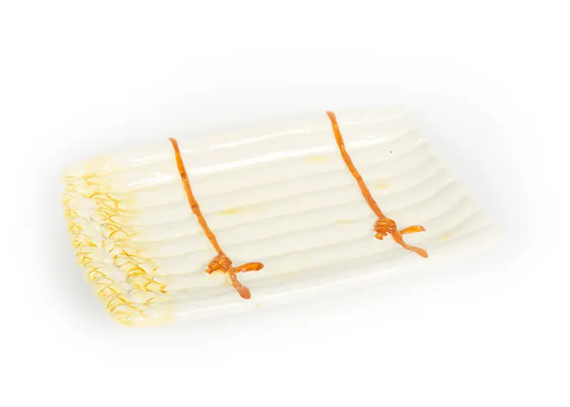 Piccobella Schaal - Asperges - Geel - Keramiek - 25 cm x 17 cm