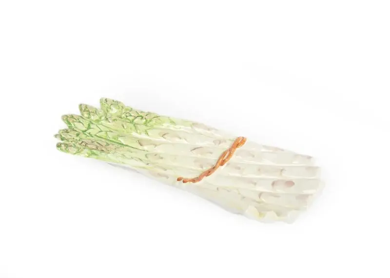 Piccobella Schaaltje - Asperges - Groen - Keramiek - 28 cm x 11 cm