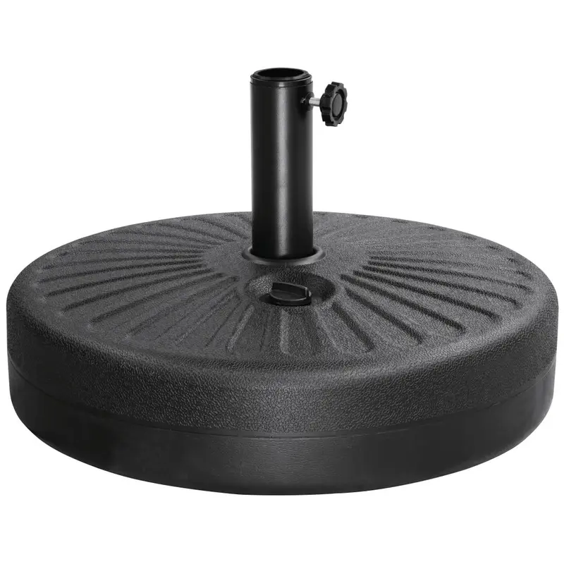 Pied de parasol à remplir noir Bolero 20L