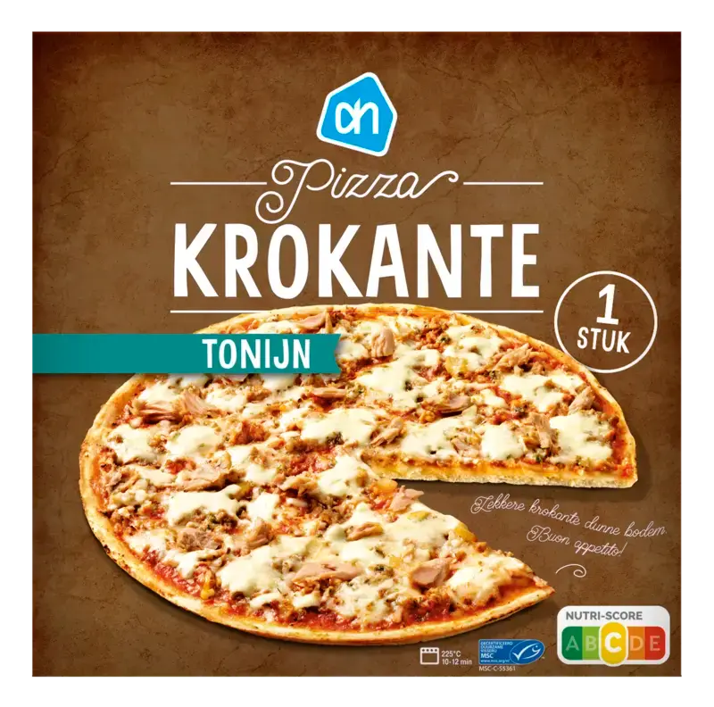 Pizza krokante tonijn