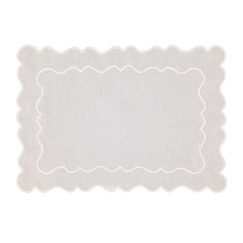 Placemat Ondulado White & White 35x50cm