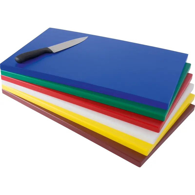 Planche à découper SARO en polyéthylène, bleue - 387-3020