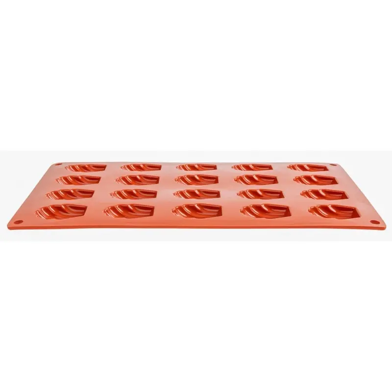 Plaque 20 mini-madeleines en silicone Pavoni Formaflex