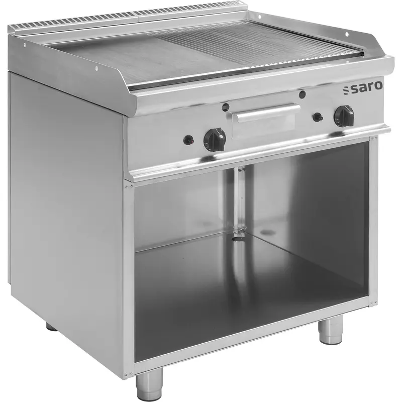 Plaque de cuisson au gaz SARO avec socle ouvert, E7/KTG2BAM - 423-1205