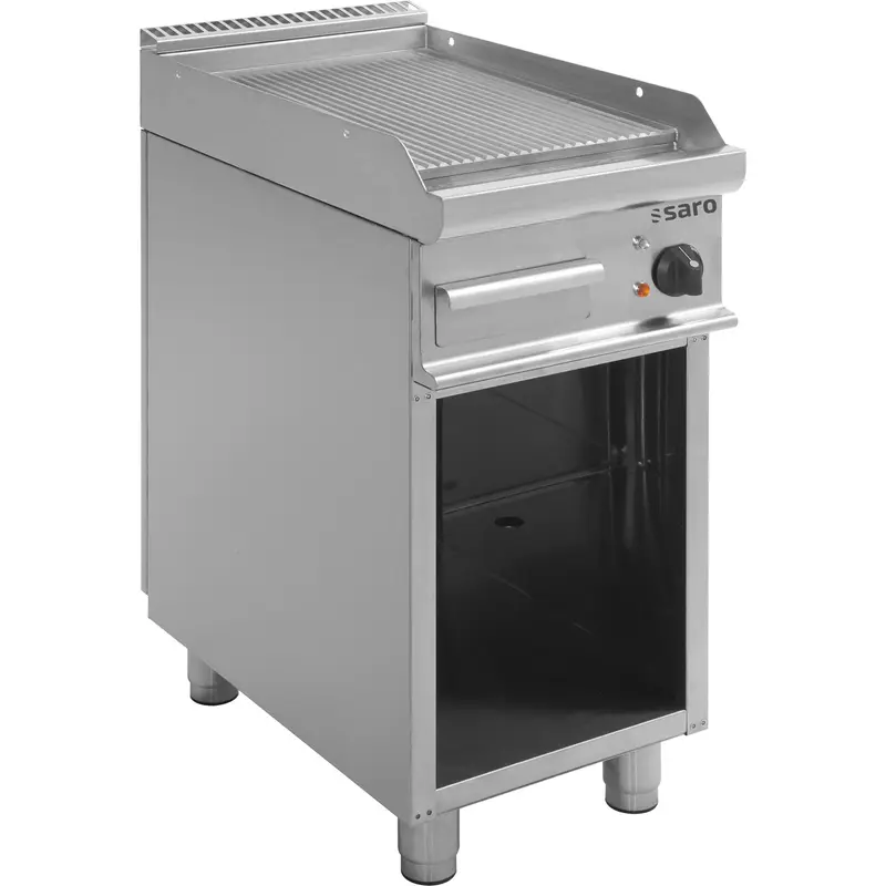 Plaque de cuisson électrique SARO avec soubassement ouvert, E7/KTE1BAR - 423-1240
