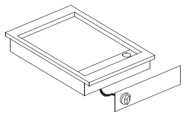 Plaques grill él. lisse 400v — Combisteel 7266.0045