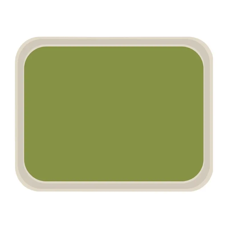 Plateau de service en polyester Roltex America 460 x 360mm vert
