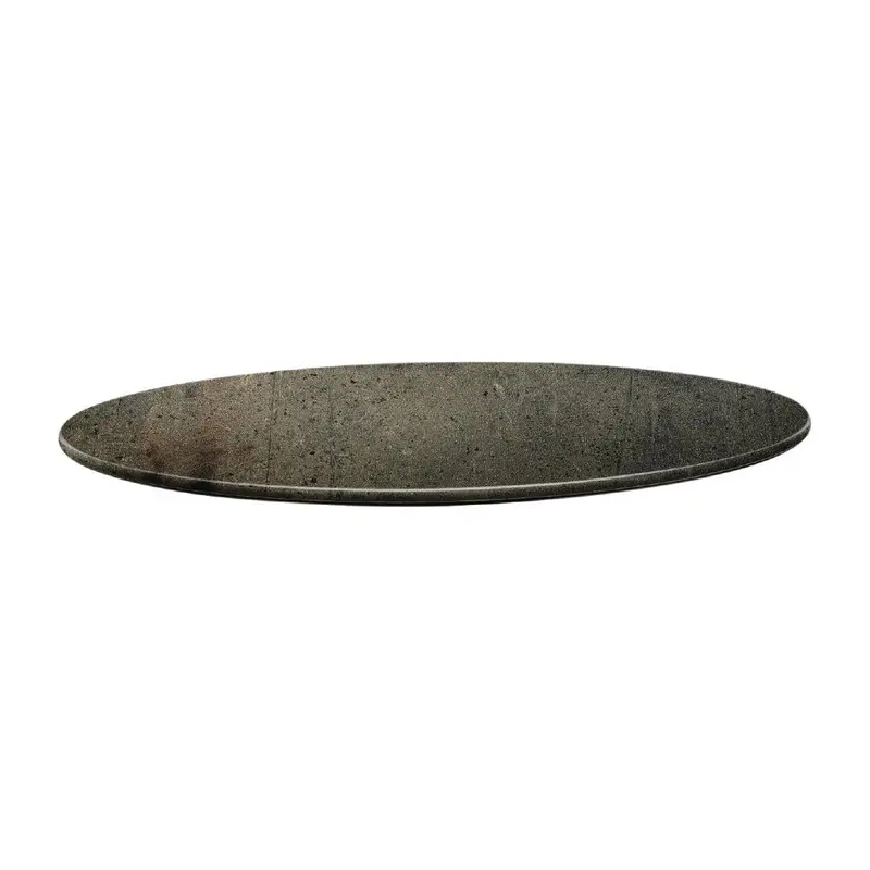 Plateau de table rond Topalit Smartline 80cm béton