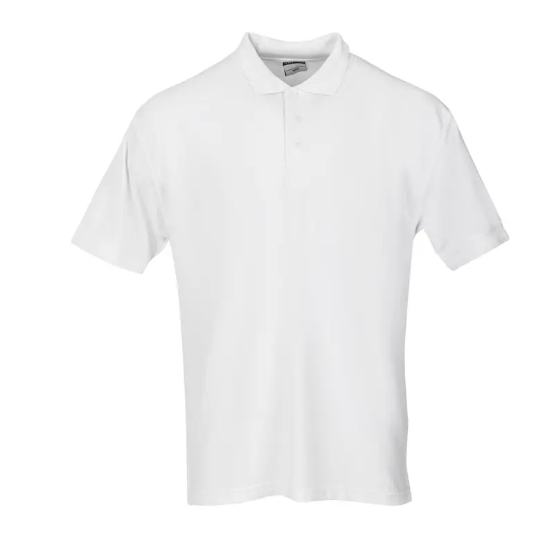 Polo mixte blanc S