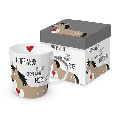 PPD Trend Mug GB Happiness & Horses