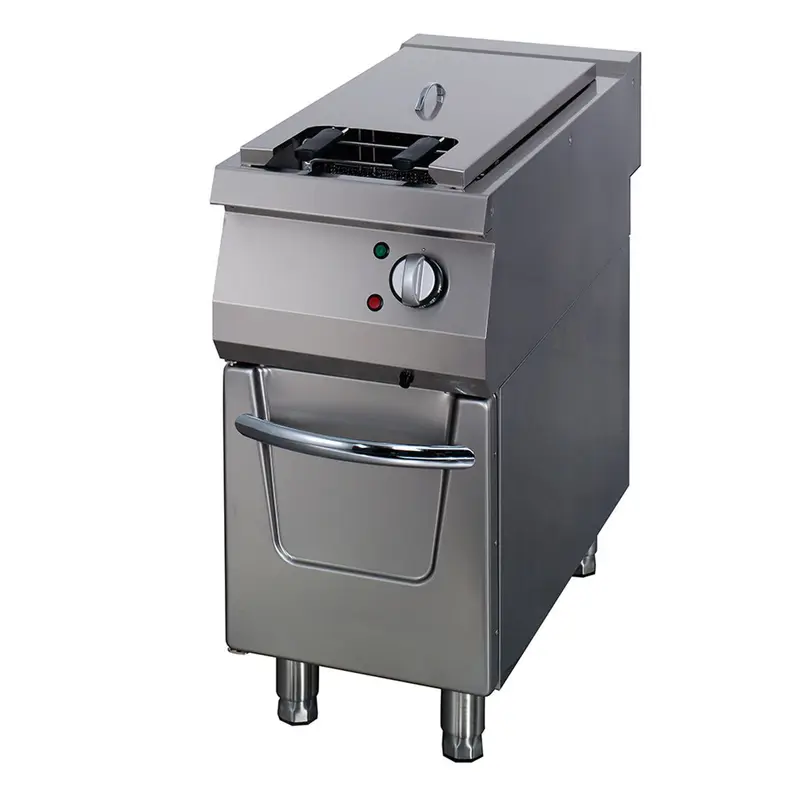 Premium friteuse - 1 x 22 L - unité simple - profondeur 90 cm - avec robinet de vidange - électrique – Maxima 09398607