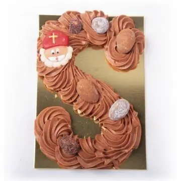 Premium Gespoten Roomchocoladeletter 200 Gram (A t/m Z en 0 t/m 9)