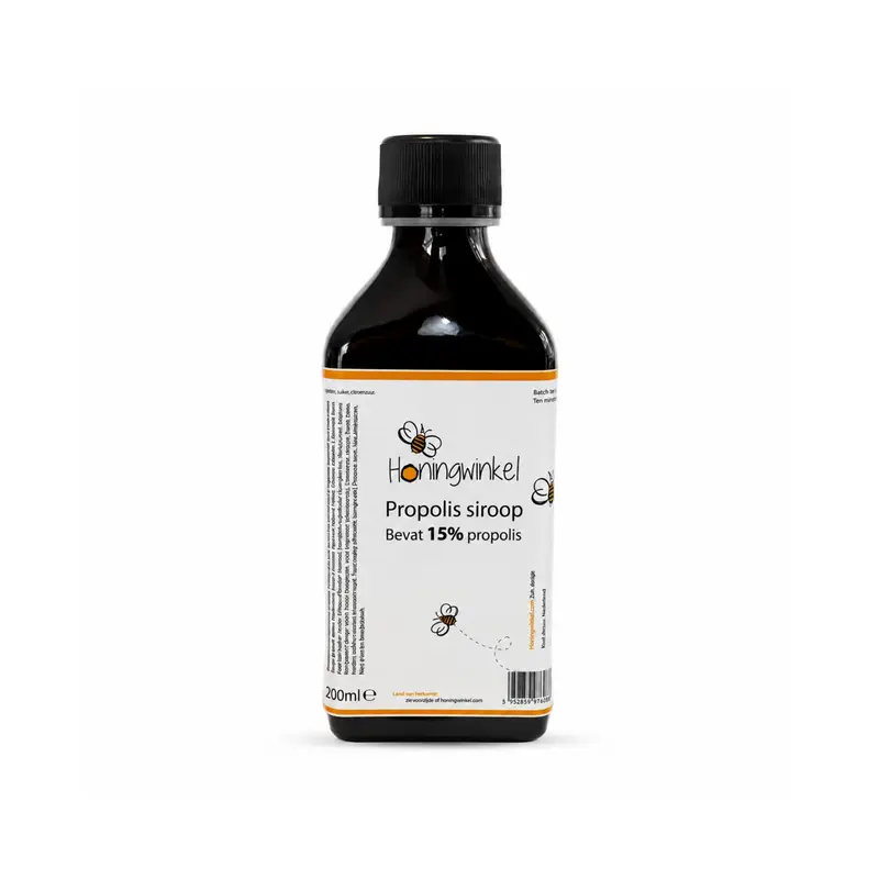 Propolis siroop 15% 200 ml Honingwinkel
