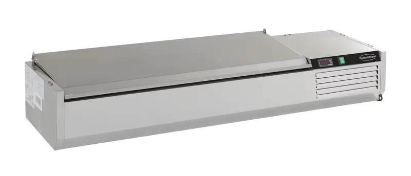 Puits réfrigérée couvercle en acier inox 1/4gn x 5 — Combisteel 7450.0025