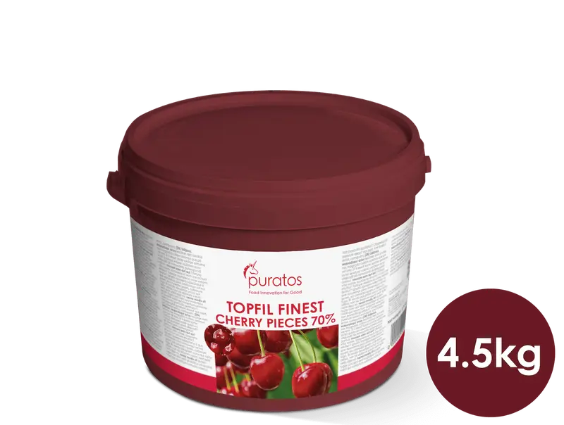 Puratos Topfil Finest Cherry Pieces 70% – kersenvulling 4,5 kg