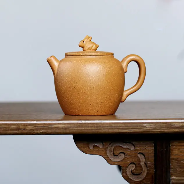 Rabbit Yixing Teapot, Kui Huang Duan Ni Clay, Pengfei Zhao 290ml
