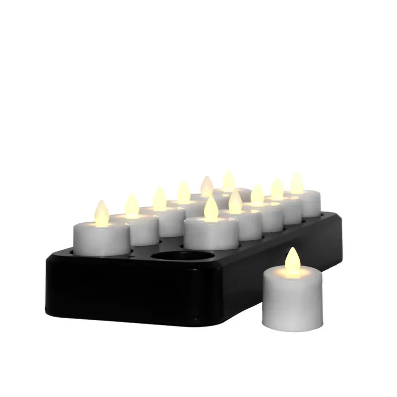 Rechargeable LED Candle Lights set van 12