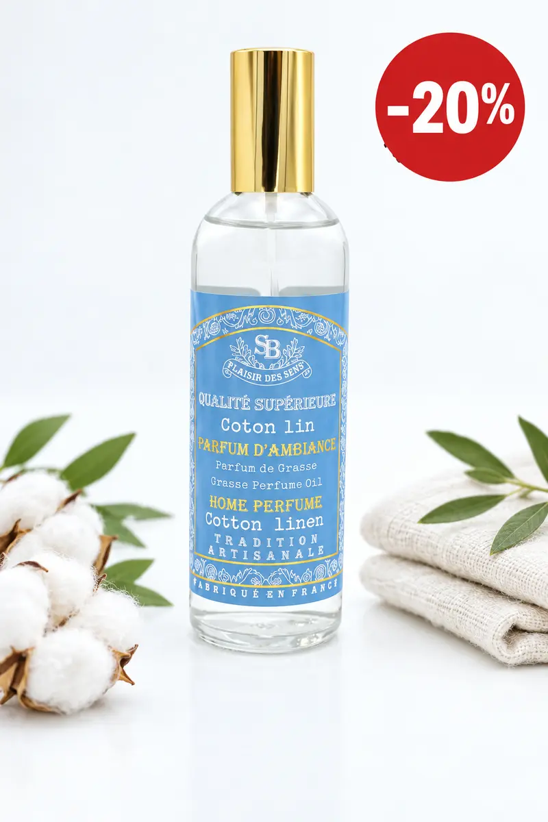 Roomspray coton linnen 100ml