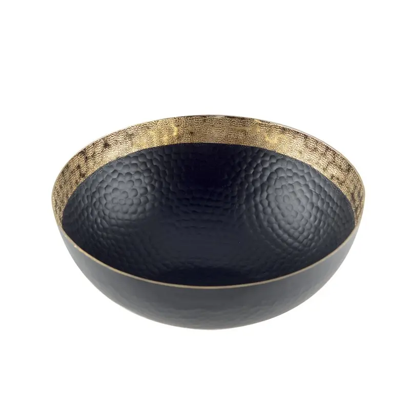 Saladeschaal 25x12cm | Black & Gold