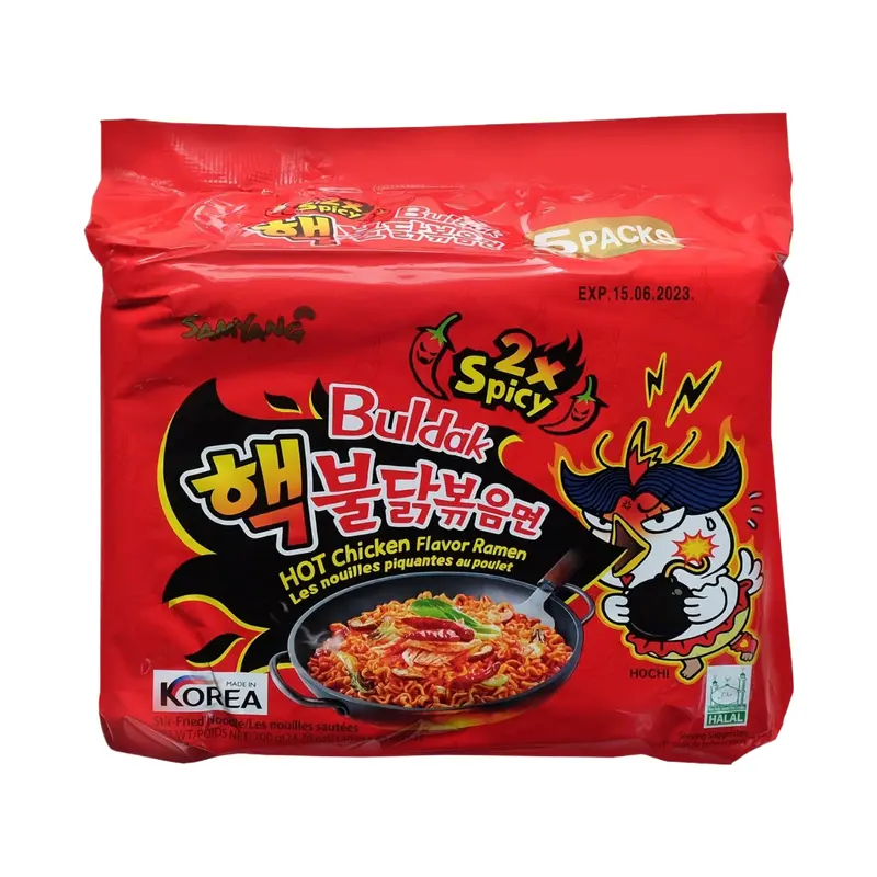 Samyang Instant Noodles Ramen Buldak 2X Spicy Chicken 5X140Gr