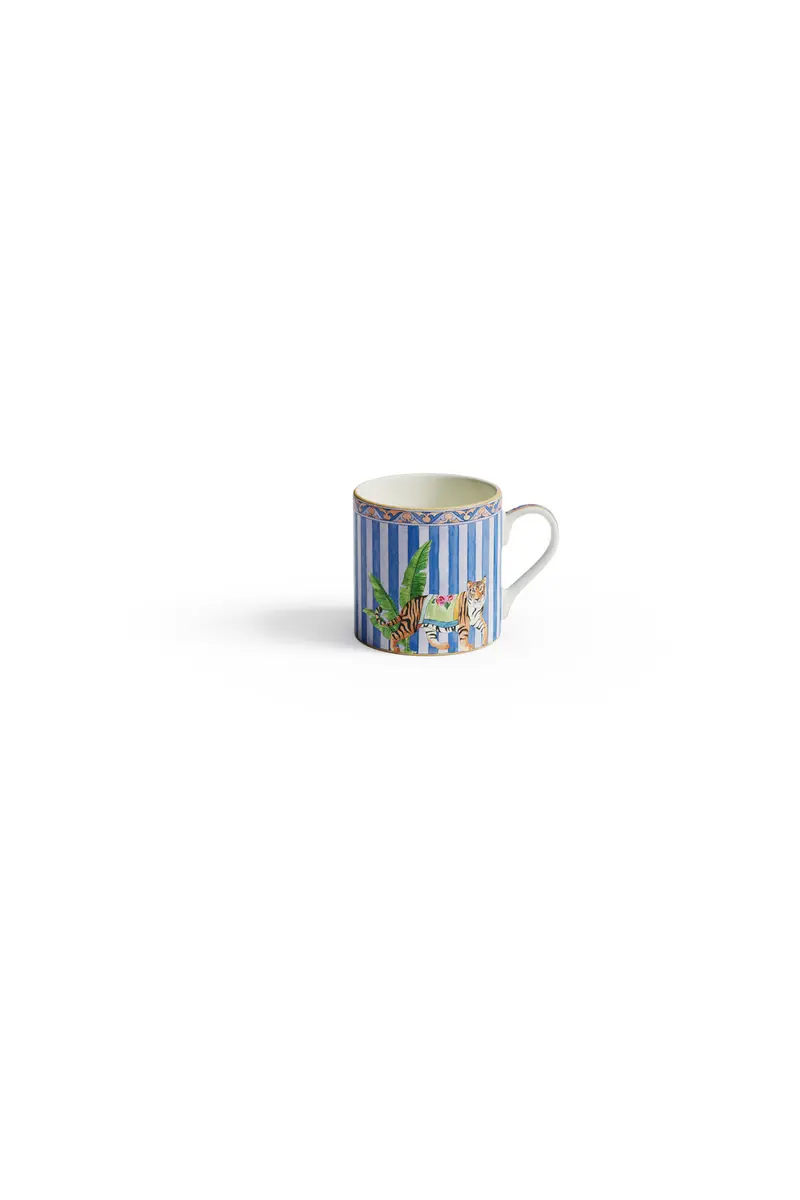 Sariska - Porseleinen Mok  – Blauw