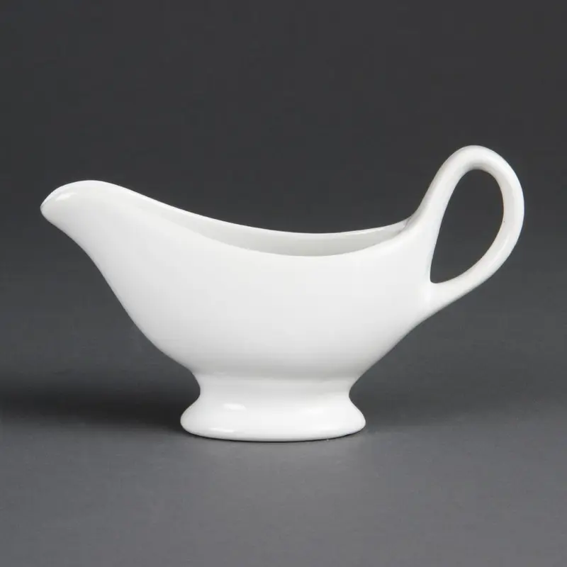 Saucières blanches Olympia Whiteware 180ml (Lot de 6)
