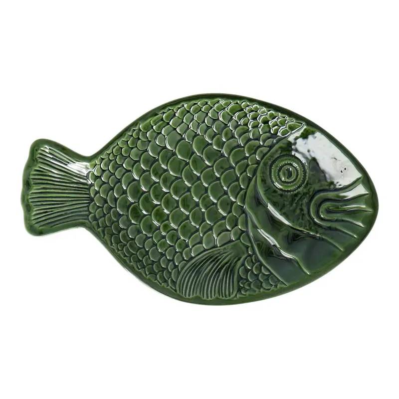 Schaal Fish groen 36cm