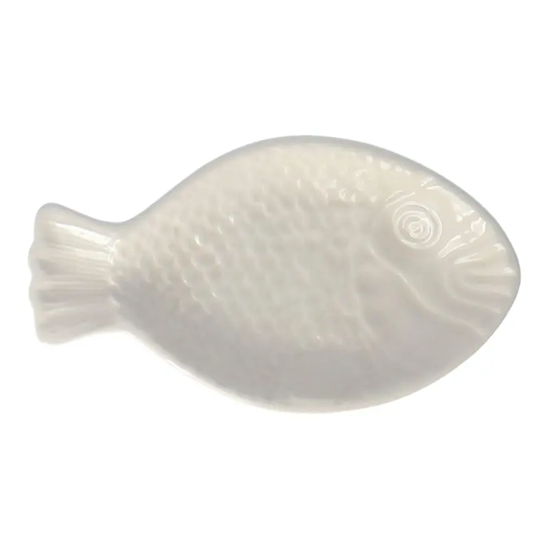 Schaal Fish wit 23,5cm