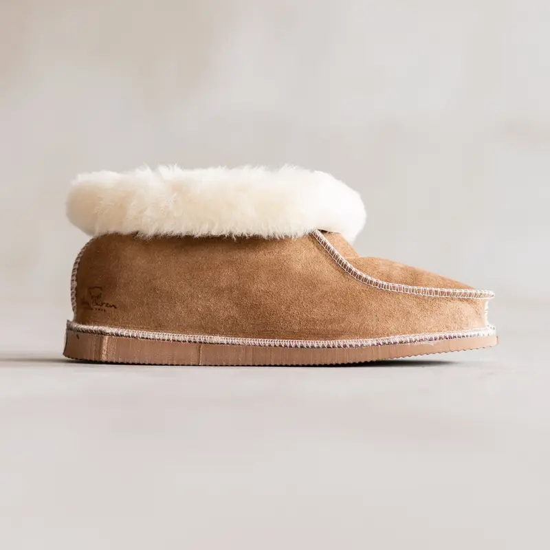 Schapenvacht Dames Pantoffels - Camel - Maat 43