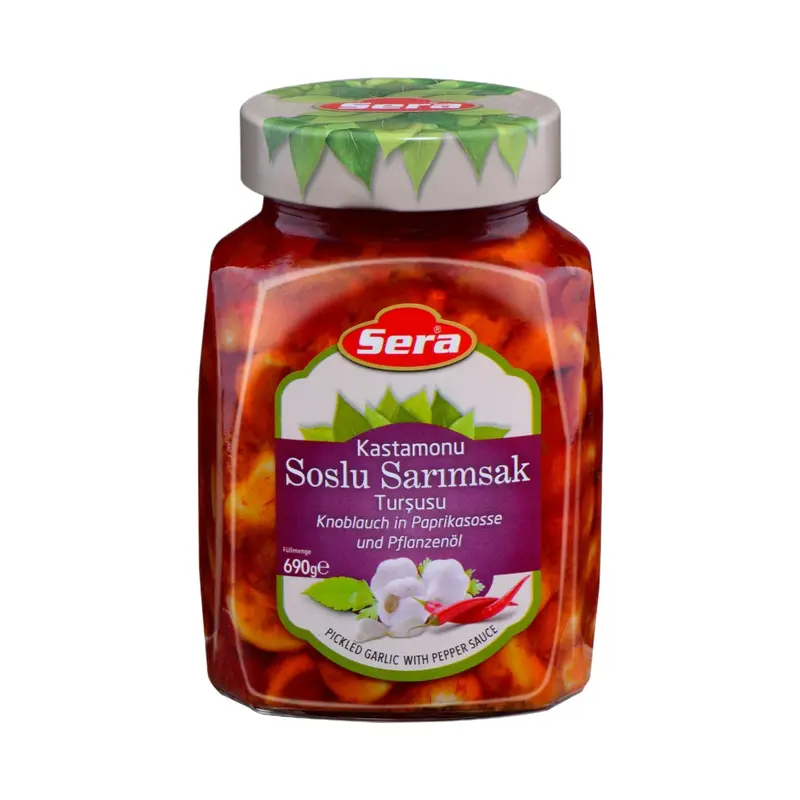 Sera Pickled Garlic With Pepper Sauce 750Gr