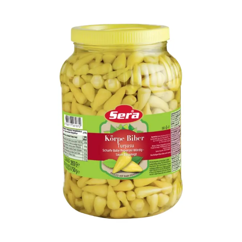 Sera Pickled Hot Baby Peppers 3000Gr