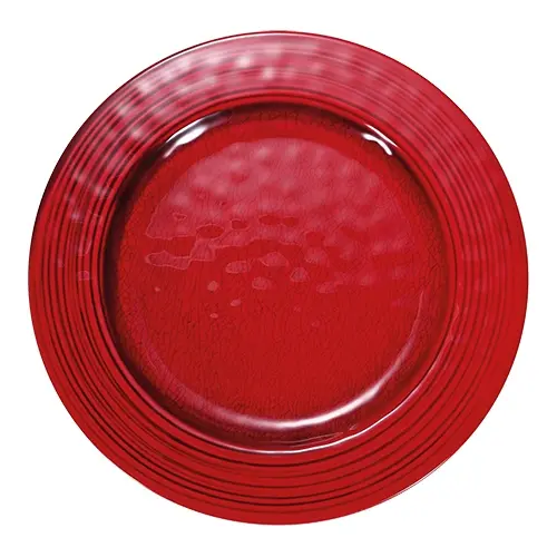 Serveerbord Ø 28 cm Rood