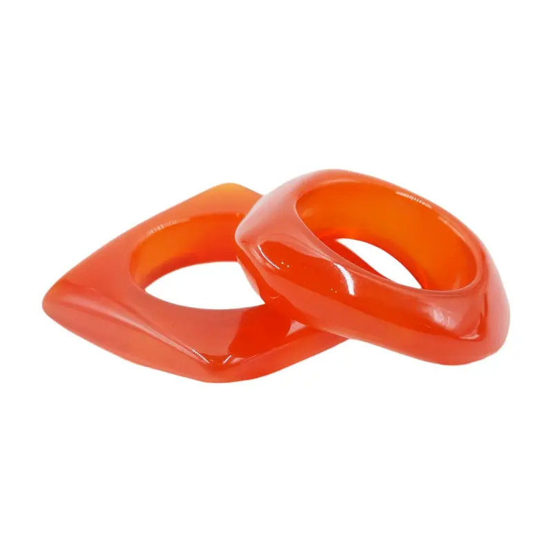 Servetringen Outline oranje (set van 2)