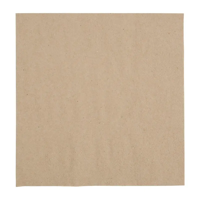 Serviettes snacking 2 plis pliage 1/4 Fiesta Recyclable 330mm kraft (lot de 2000)