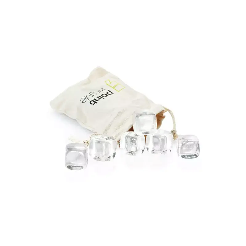 Set van 6 crystalstones met zakje