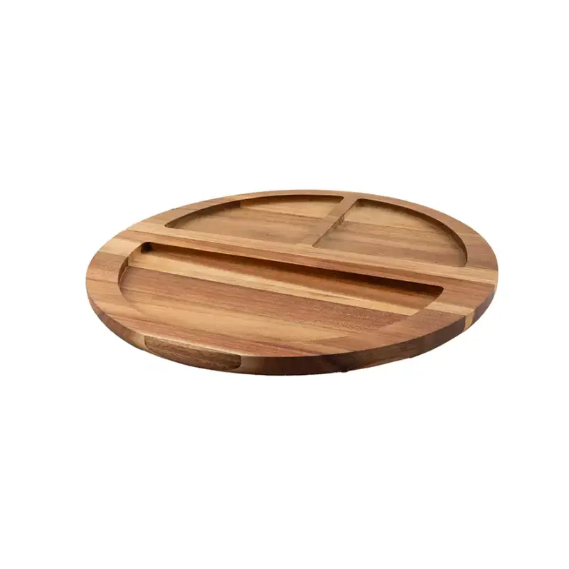 Sharing serveerplank uit acacia met magneten 33x33x2cm FSC®