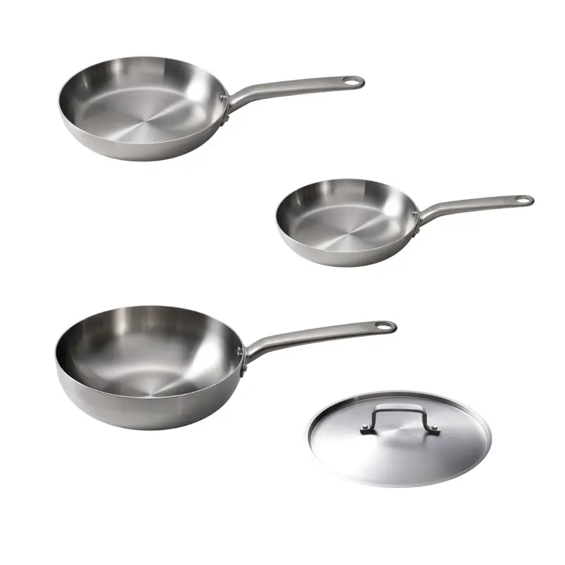 Skottsberg 'Stainless Steel' Pannenset 4-delig