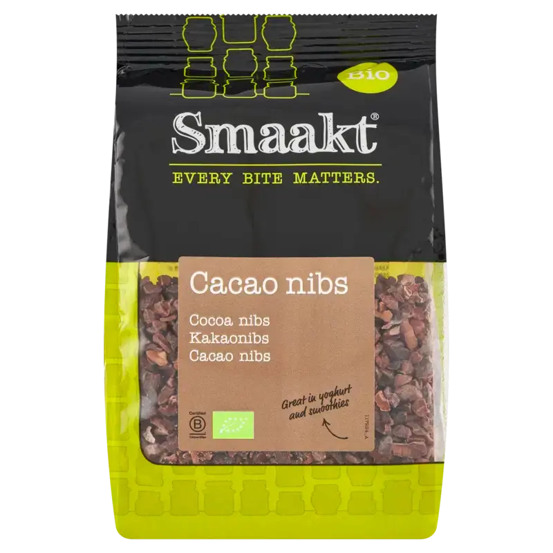 Smaakt Cacaonibs