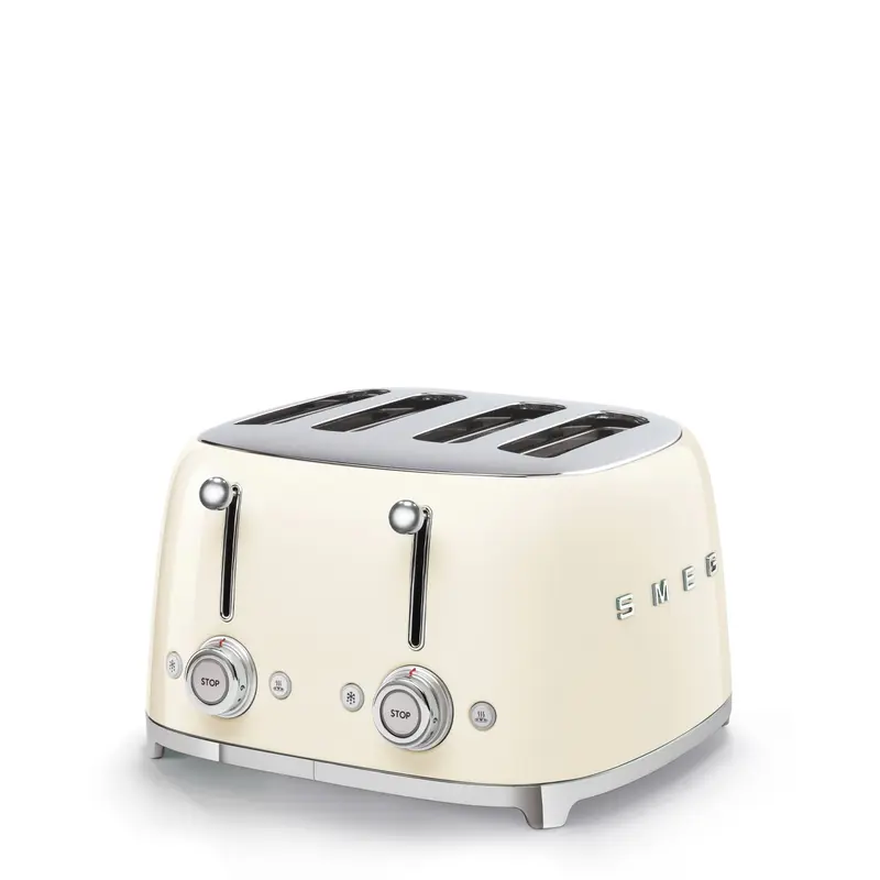 Smeg Broodrooster 4x4 'Creme' TSF03CREU