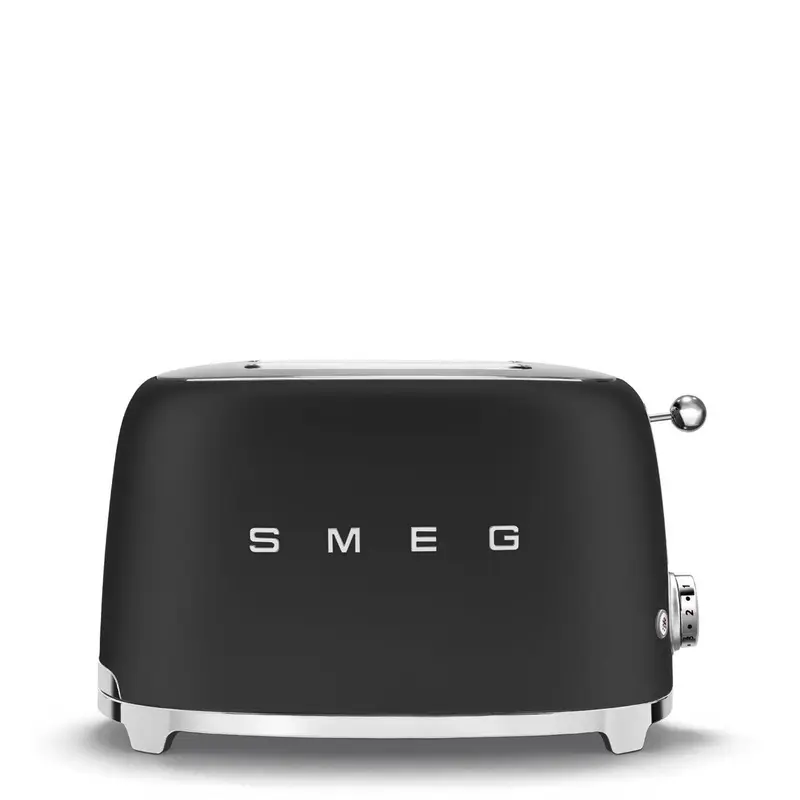Smeg Broodrooster 'Mat zwart' TSF01BLMEU