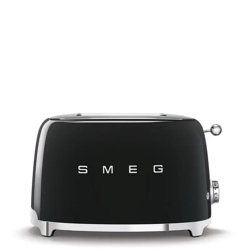 Smeg Broodrooster 'Zwart' TSF01BLEU