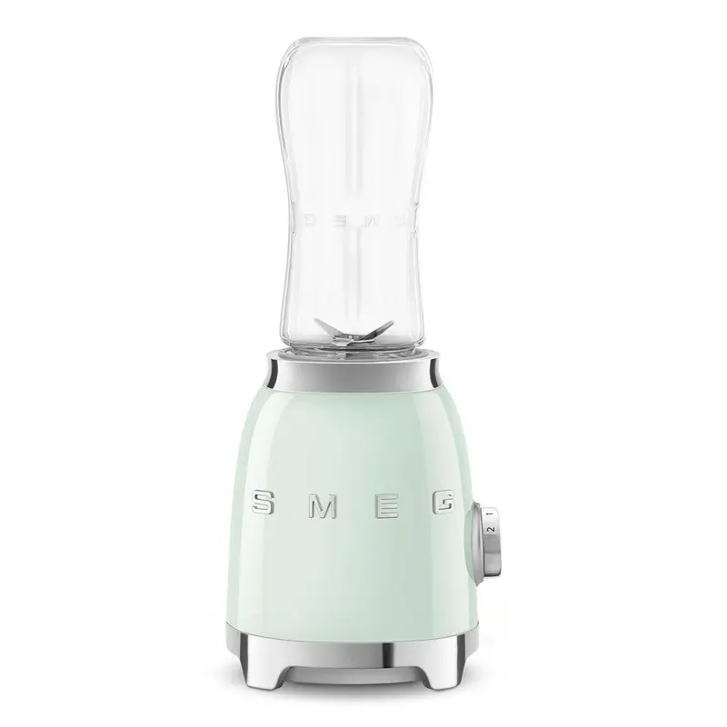 Smeg Personal blender 0,6L + 2 To-go Flessen 'Watergroen' PBF01PGEU