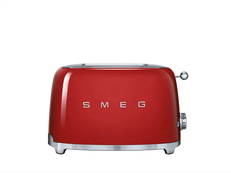 Smeg TSF01RDEU Broodrooster - 2 sleuven 2 sneden - rood