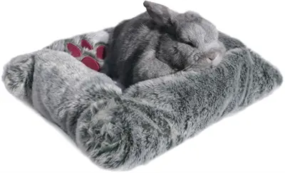SNUGGLES PLUCHE MAND / BED KNAAGDIER 43X33 CM